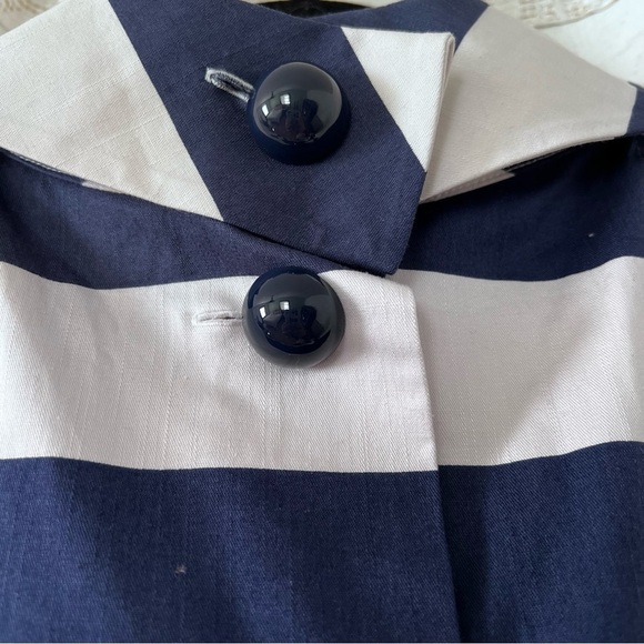NWT Tuckernuck Sail to Sable Cowl Neck Shift Dress in Navy and White Stripe XS - Picture 6 of 13